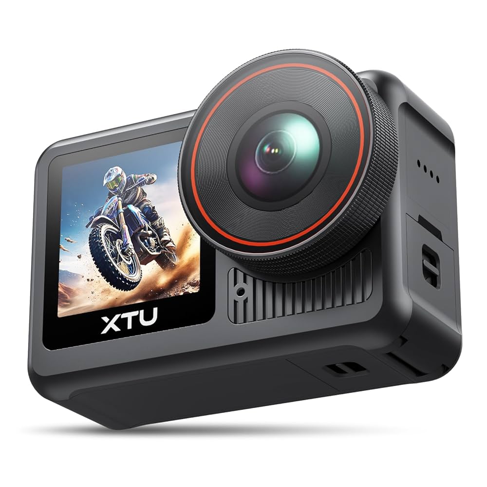 Amazon | XTU X3 アクションカメラ 6K/30fps 4800万画素 本機